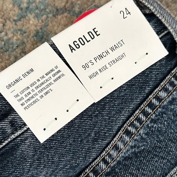 New without tags - Agolde 90’s Pinch Waist High Rise size 24 - Picture 4 of 10